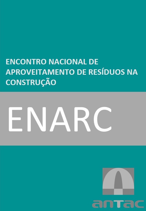 					View Vol. 8 (2023): VIII ENCONTRO NACIONAL DE APROVEITAMENTO DE RESÍDUOS NA CONSTRUÇÃO
				