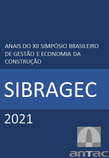 					Ver Vol. 12 (2021): XII SIMPÓSIO BRASILEIRO DE GESTÃO E ECONOMIA DA CONSTRUÇÃO
				