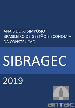 					Ver Vol. 11 (2019): XI SIMPÓSIO BRASILEIRO DE GESTÃO E ECONOMIA DA CONSTRUÇÃO
				