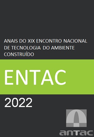 					Visualizar v. 19 (2022): XIX ENCONTRO NACIONAL DE TECNOLOGIA DO AMBIENTE CONSTRUÍDO
				